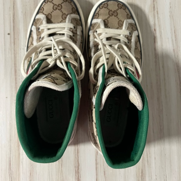 Authentic Gucci red bottom unisex high tops. - Picture 5 of 6